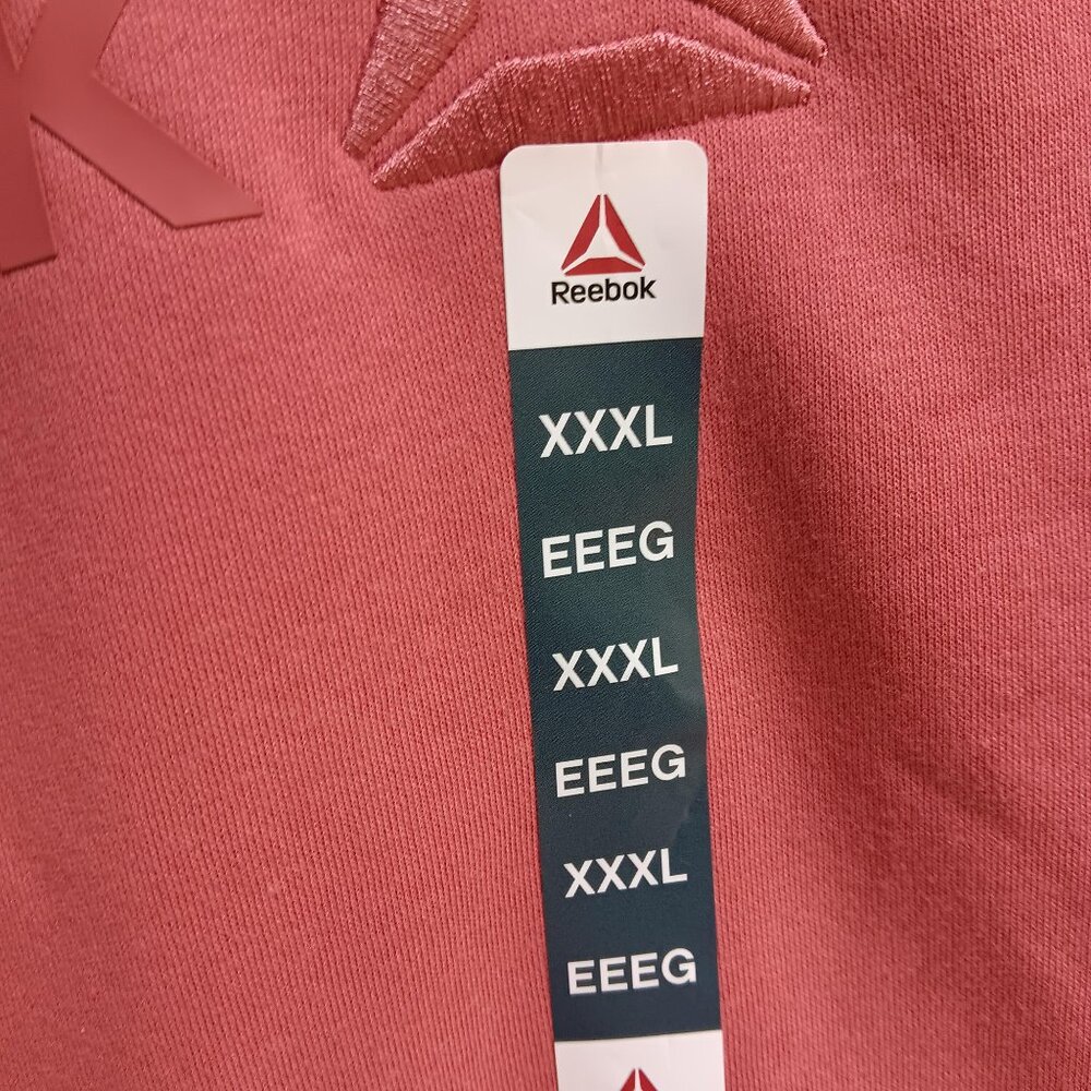 Reebok Women's Size XXXL Purpose Crew Neck Sweatshirt Dusty Cedar - Picture 7 of 13